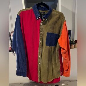 Vintage J Crew Button Down - Color Block